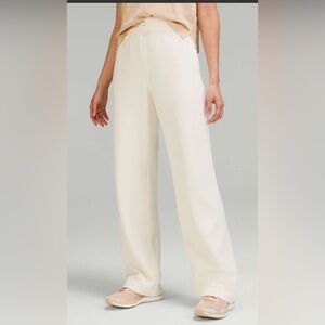 New Lululemon Softstreme High-Rise Pant *Full Length white opal